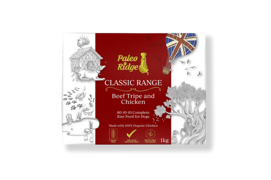 Paleo Ridge - Classic Beef Tripe & Chicken 80:10:10 500g/1kg