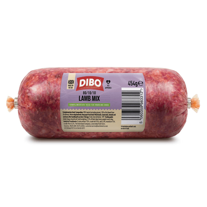 DIBO Chubb (Formerly Bulmers) - Lamb Mix 80:10:10 Mince 454g