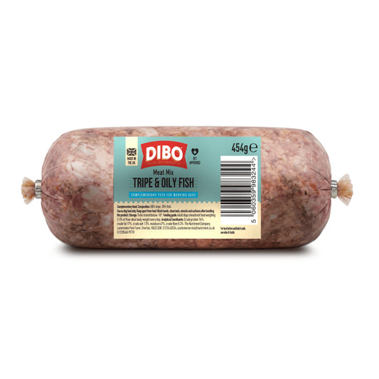 DIBO Chubb (Formerly Bulmers) - Tripe & Oily Fish Mix Mince 454g
