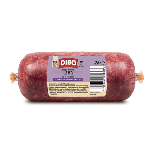 DIBO Chubb (Formerly Bulmers) - Single Protein Lamb Mince (Up to 10% Bone) 454g
