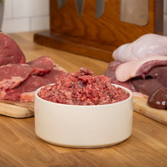 The Dog's Butcher - Veal & Duck Neck Mince 80:10:10 Mince 1kg