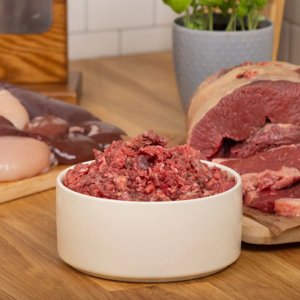 The Dog's Butcher - Ox (Beef) Mince with Chicken 80:10:10 Mince 1kg