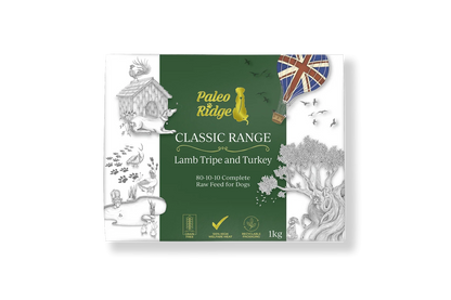 Paleo Ridge - Classic Lamb Tripe & Turkey 80:10:10 Mince 1kg