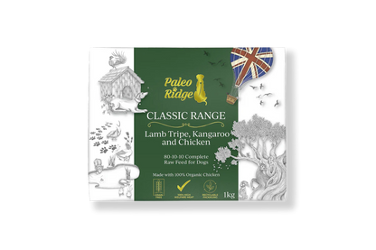 Paleo Ridge - Classic Lamb Tripe, Kangaroo & Chicken 80:10:10 1kg