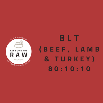 LDTR - BLT (Beef, Lamb & Turkey) 80:10:10 Mince 454g