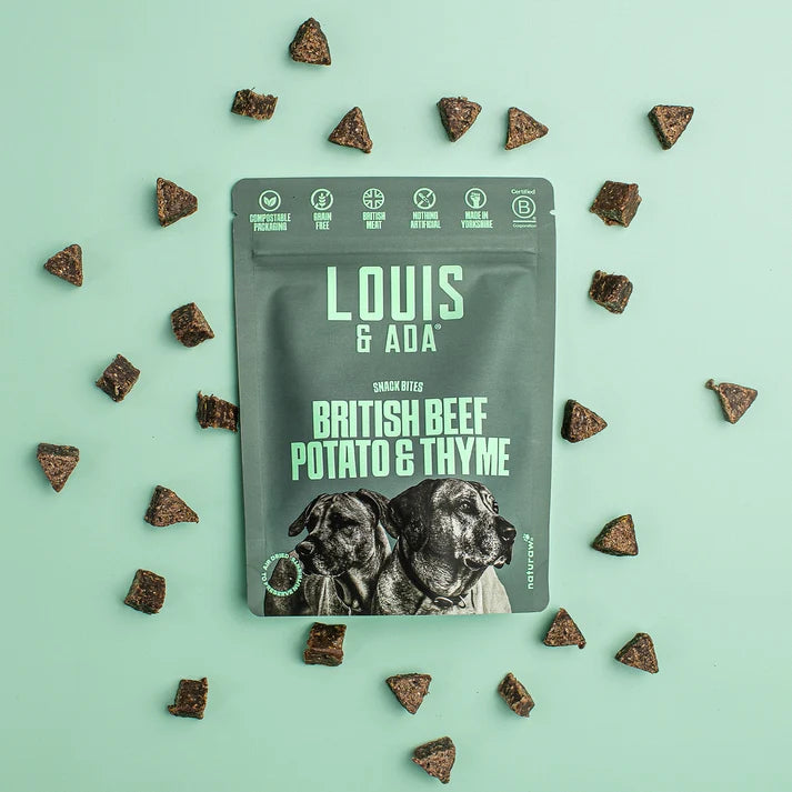 Louis & Ada/Naturaw - British Beef, Potato & Thyme Snack Bites