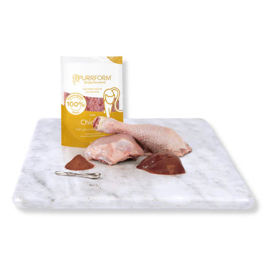 Purrform - Chicken & Ground Bone with Liver 6 x 70g