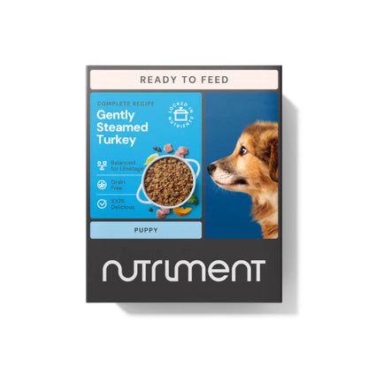 Nutriment - Gently Steamed Puppy Turkey 395g