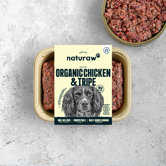 Naturaw - Organic Chicken & Tripe 80:10:10 500g