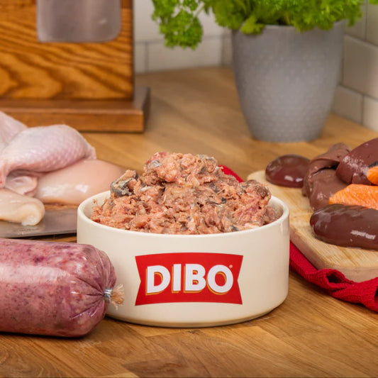 DIBO Chubb (Formerly Bulmers) - Chicken & Salmon Mix 80:10:10 Mince 454g
