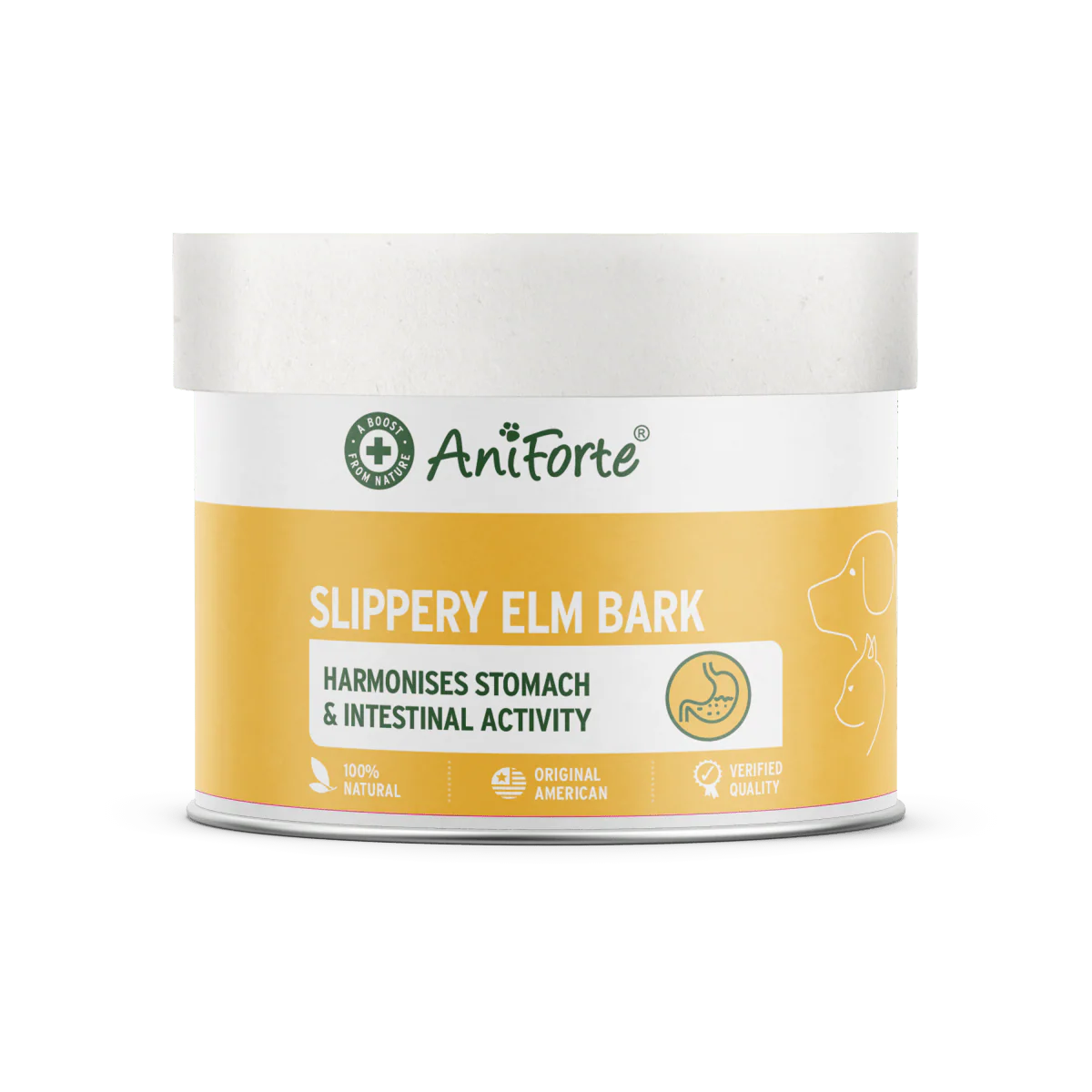 Aniforte - Slippery Elm Bark Powder (Digestion Support & Healthy Castic Mucosa Supplement) 100g
