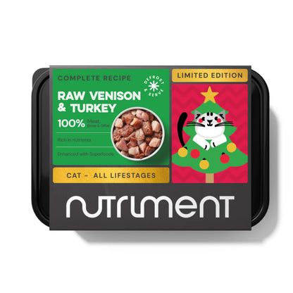 Nutriment - Complete Christmas Venison & Turkey Complete Mince for Cats 500g
